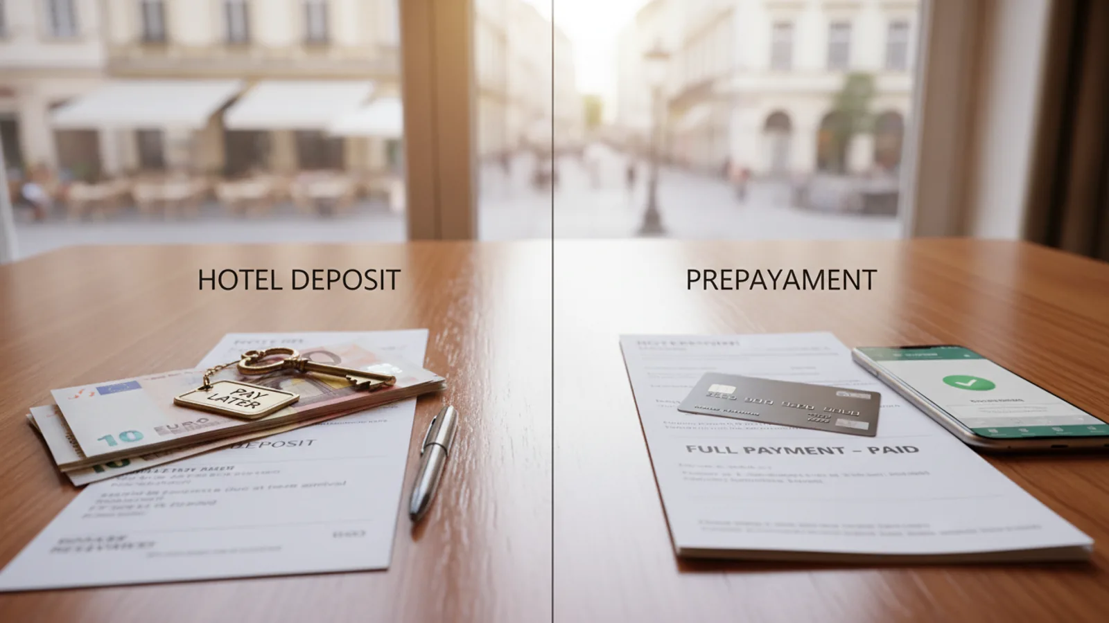 Hotel Deposit Versus Prepayment